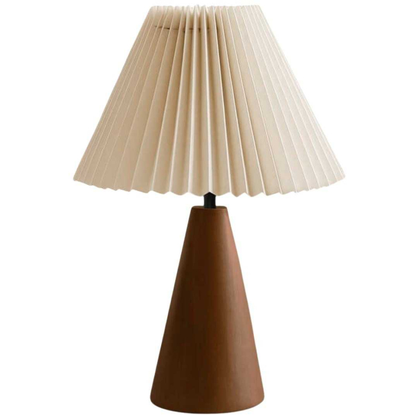 Lampe à poser en bois et PVC Serenity