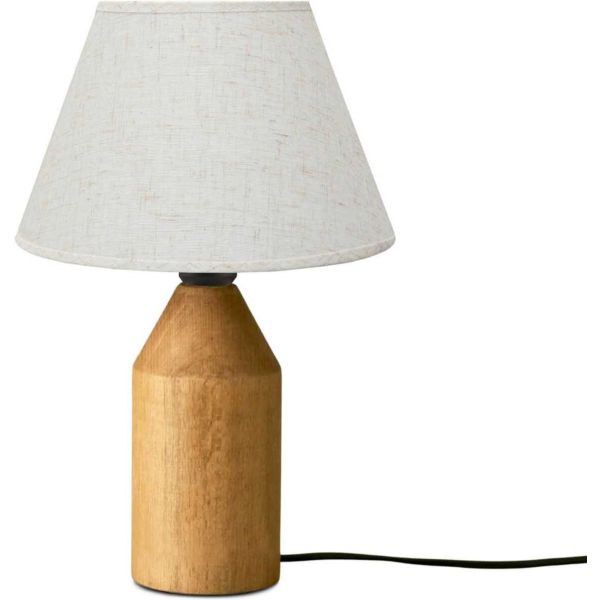 Lampe à poser en bois et PVC Serenity