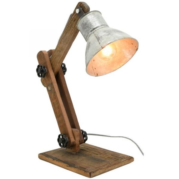 Lampe en bois recyclé et métal Archi - AUB-4348