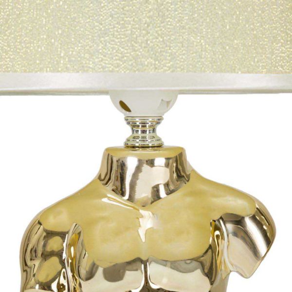 Lampe à poser en céramique Buste glam - 5