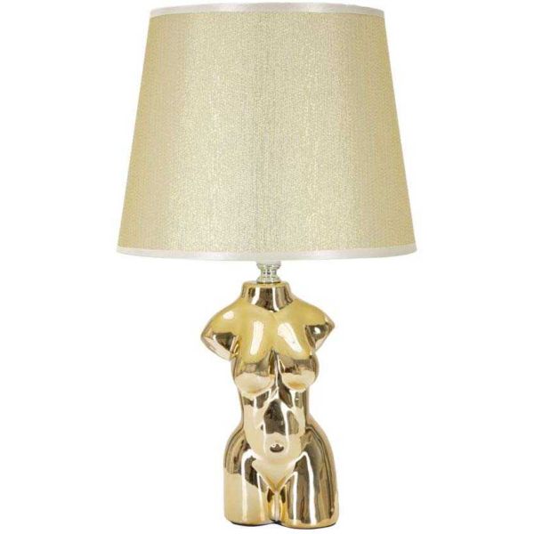 Lampe à poser en céramique Buste glam