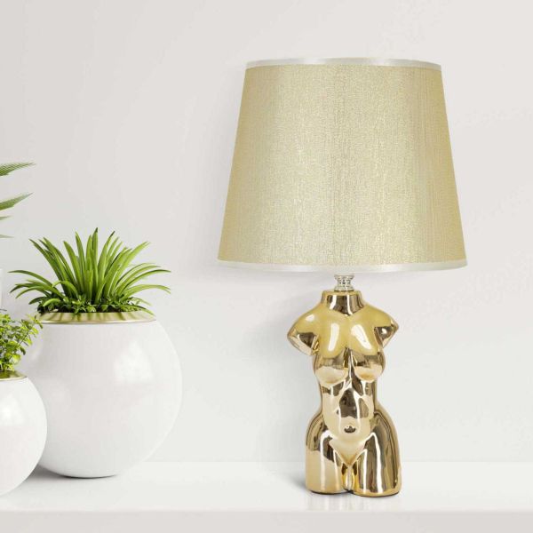 Lampe à poser en céramique Buste glam - MAURO FERRETTI