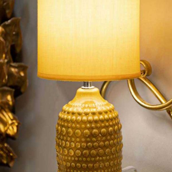 Lampe à poser en céramique Points 15 x 30.5 cm - MAURO FERRETTI