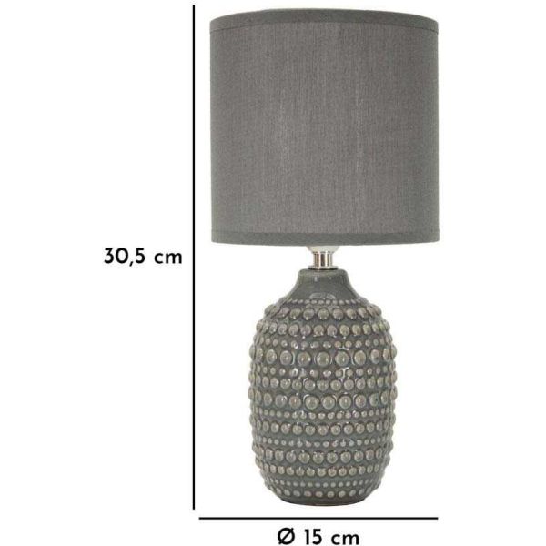 Lampe à poser en céramique Points 15 x 30.5 cm - MAU-0513