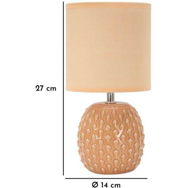 Lampe à poser en céramique Pontus 14 x 27 cm - MAU-0515
