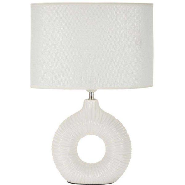 Lampe à poser en céramique Seta 28.5 x 15 x 43 cm