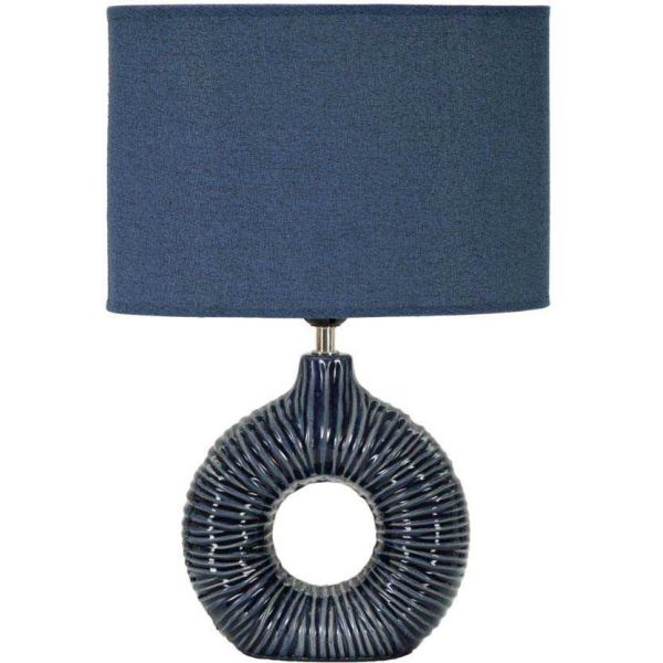 Lampe à poser en céramique Seta 28.5 x 15 x 43 cm