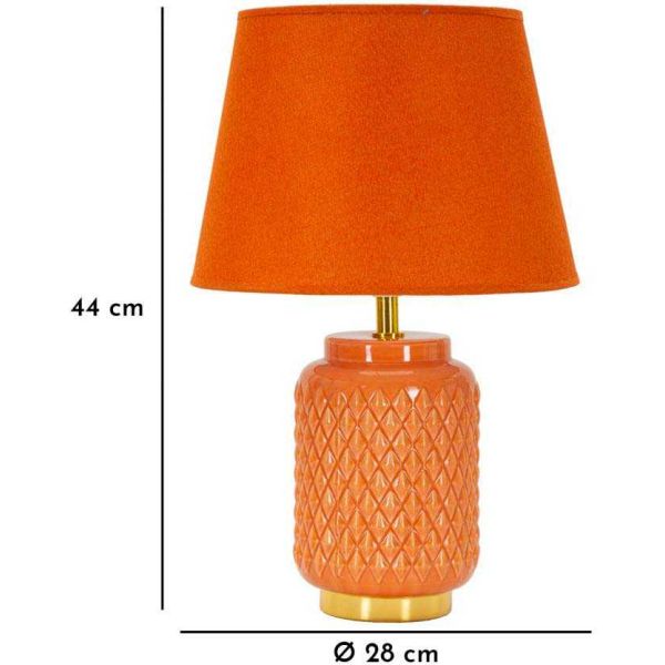 Lampe à poser en céramique Square 28 x 44 cm - MAU-0517