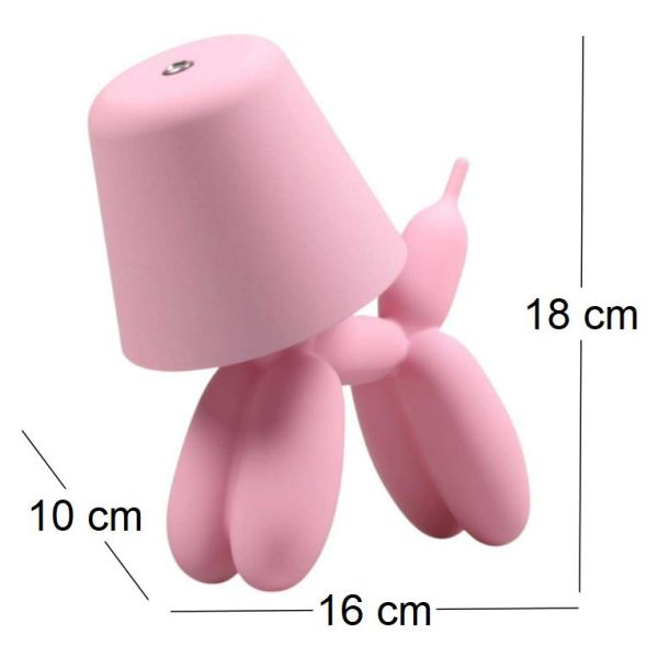 Lampe à poser led Balloon dog 16 x 10 x 18 cm - 5