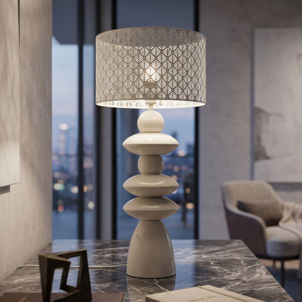 Lampe à poser en métal Carl 33 x 71 cm - MAURO FERRETTI
