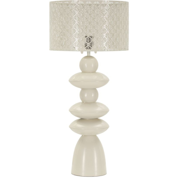 Lampe à poser en métal Carl 33 x 71 cm
