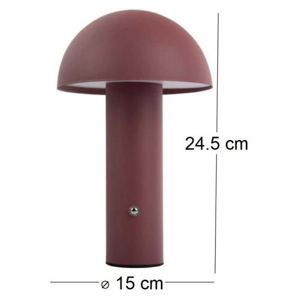 Lampe à poser en métal Fuego - 5