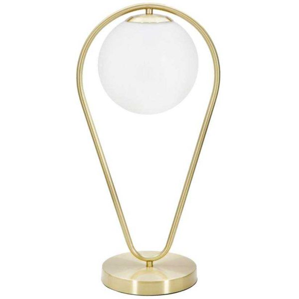 Lampe à poser en métal Glamy drop 25 x 18 x 50 cm