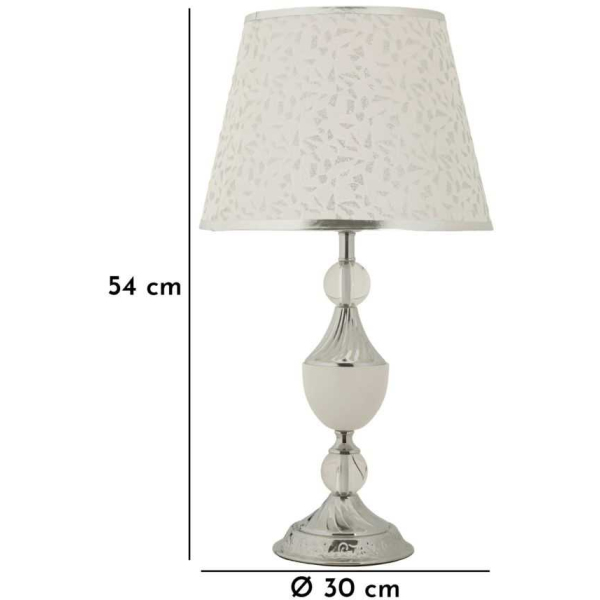Lampe à poser en métal Kody 30 x 54 cm - MAU-0695