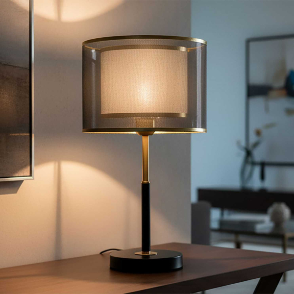 Lampe à poser en métal Levels 25 x 48 cm - MAURO FERRETTI