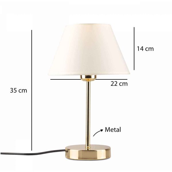 Lampe à poser en métal Milo - ASI-2501
