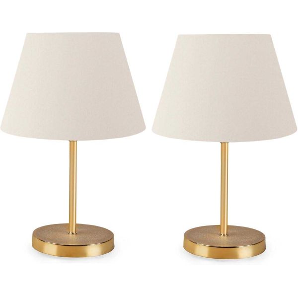 Lampe à poser en métal et PVC Naya (Lot de 2)