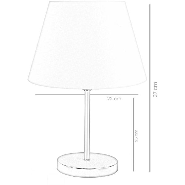 Lampe à poser en métal et PVC Naya (Lot de 2) - HANAH HOME