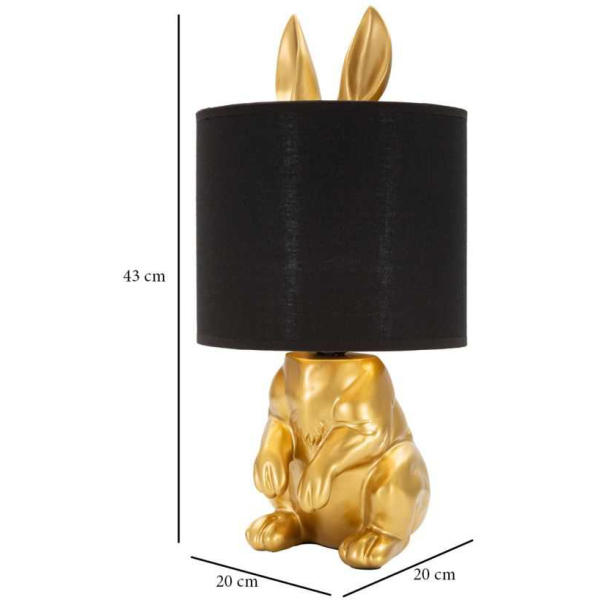Lampe à poser en métal Rabbit 20 x 43 cm - MAU-0906