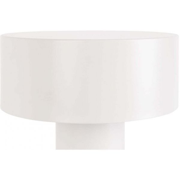 Lampe à poser en métal bonnet (blanc)