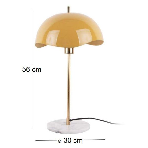Lampe à poser en métal Waved dome - 6