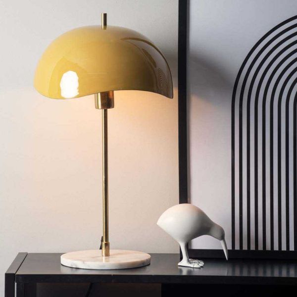 Lampe à poser en métal Waved dome - LEITMOTIV