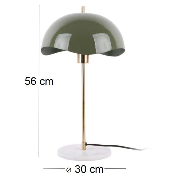 Lampe à poser en métal Waved dome - 6