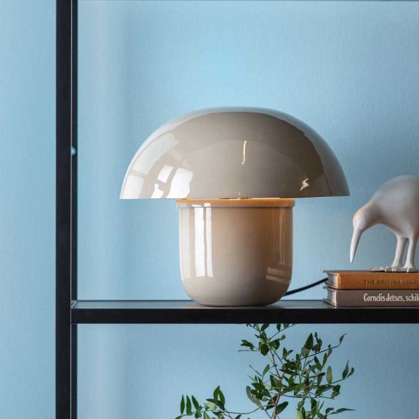 Lampe à poser en métal coloré Fat Mushroom - LEITMOTIV