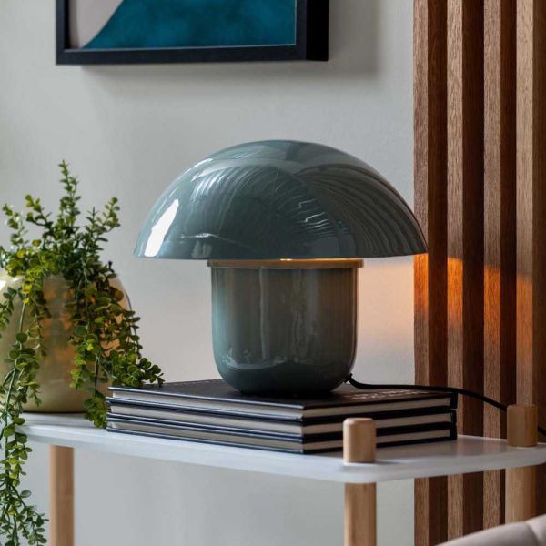 Lampe à poser en métal coloré Fat Mushroom - LEITMOTIV