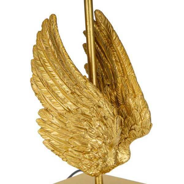 Lampe à poser en métal doré Wings 25 x 45 cm - 5