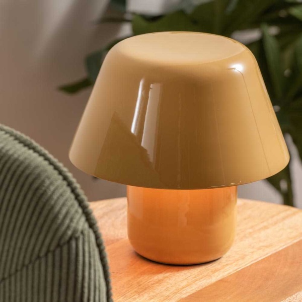 Lampe à poser en métal émaillé Afan - LEITMOTIV