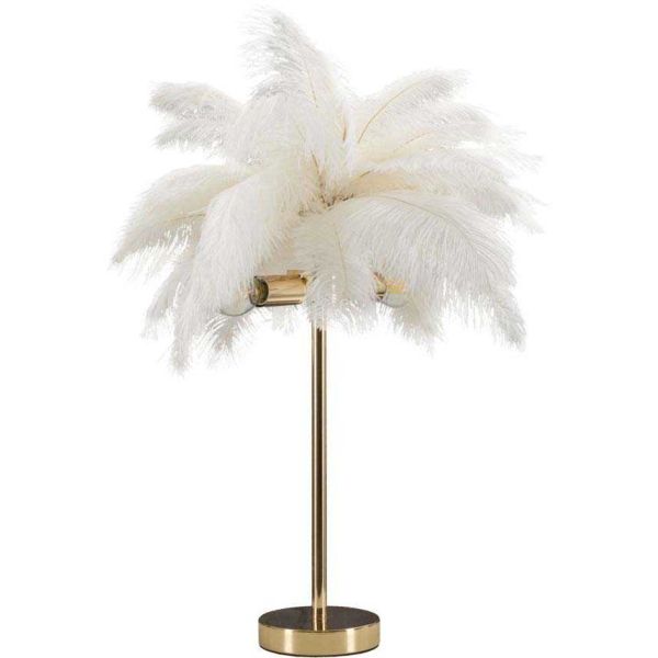 Lampe à poser en métal et plastique Palm 40 x 55 cm