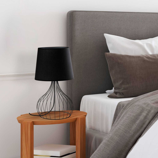 Lampe à poser en métal et tissu Telıs - 6