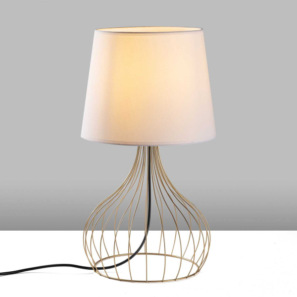 Lampe à poser en métal et tissu Telıs - 45,90