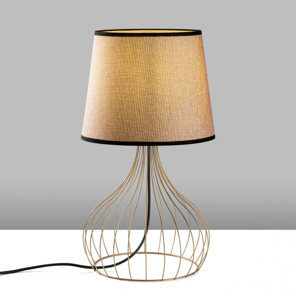 Lampe à poser en métal et tissu Telıs - 45,90