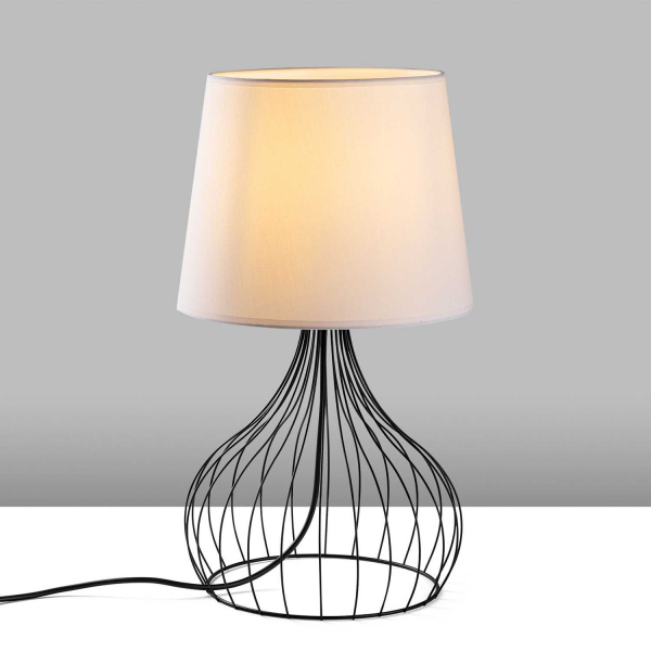 Lampe à poser en métal et tissu Telıs - 45,90