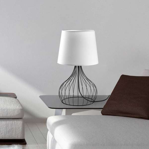 Lampe à poser en métal et tissu Telıs - 6