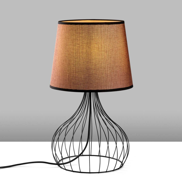 Lampe à poser en métal et tissu Telıs - 45,90