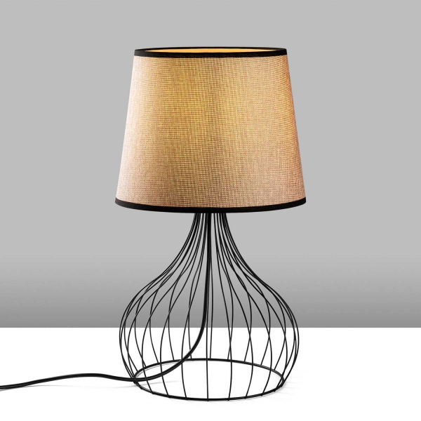 Lampe à poser en métal et tissu Telıs - 45,90