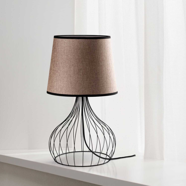 Lampe à poser en métal et tissu Telıs - 6