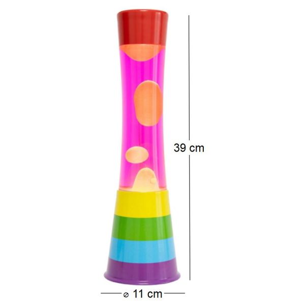 Lampe à poser en métal et verre Lave - 28