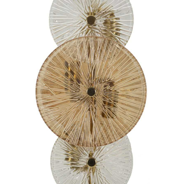 Lampe à poser en métal et verre 20 x 18 x 66 cm Osaka - 5