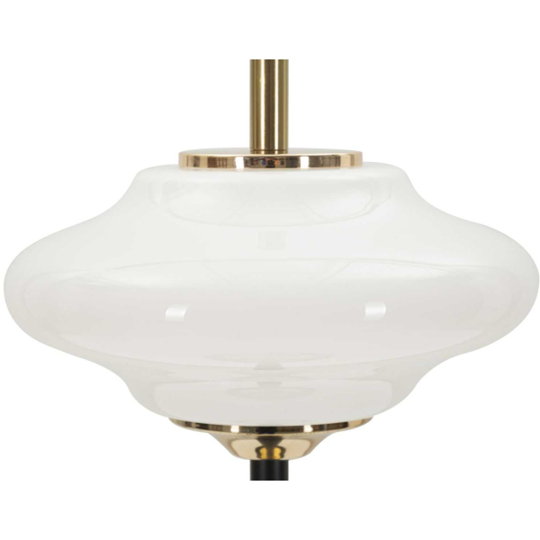 Lampe à poser en métal et verre 22 x 46 cm Vintage - 6