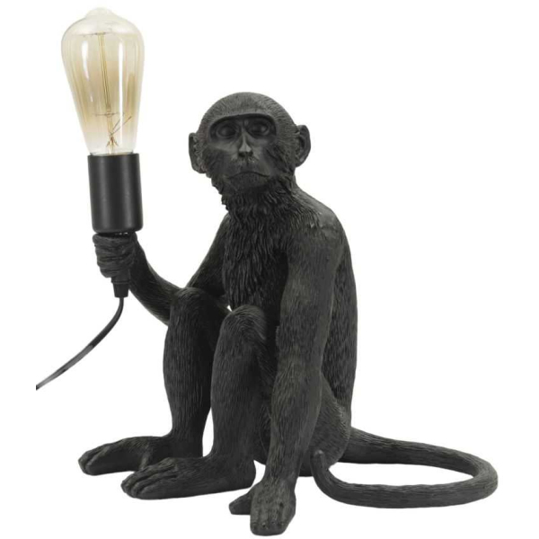 Lampe à poser en polyrésine Monkey 33 x 33 x 32 cm