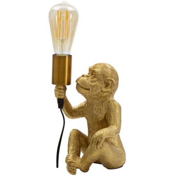 Lampe à poser en polyrésine Monkey 17 x 14.5 x 25 cm - 42,90