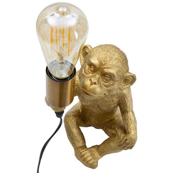 Lampe à poser en polyrésine Monkey 17 x 14.5 x 25 cm - 6