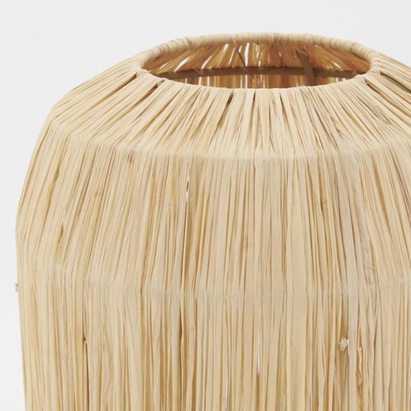 Lampe à poser en raphia Kenya - 49,90