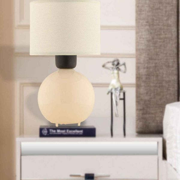 Lampe à poser en verre Circle - HANAH HOME