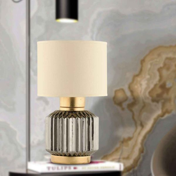 Lampe à poser en verre Gladys - HANAH HOME