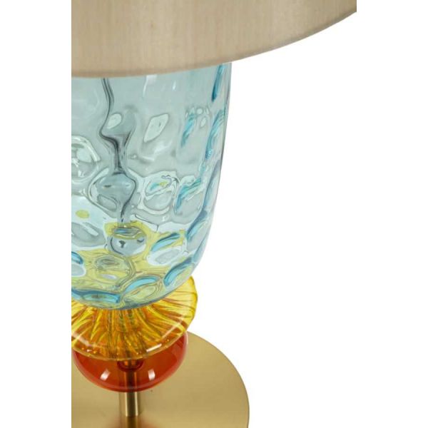 Lampe à poser en verre et métal Colorful 35 x 73 cm - 5